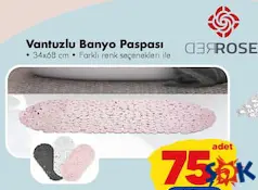 REDROSE VANTUZLU BANYO PASPASI fiyat ve kampanya bilgisi